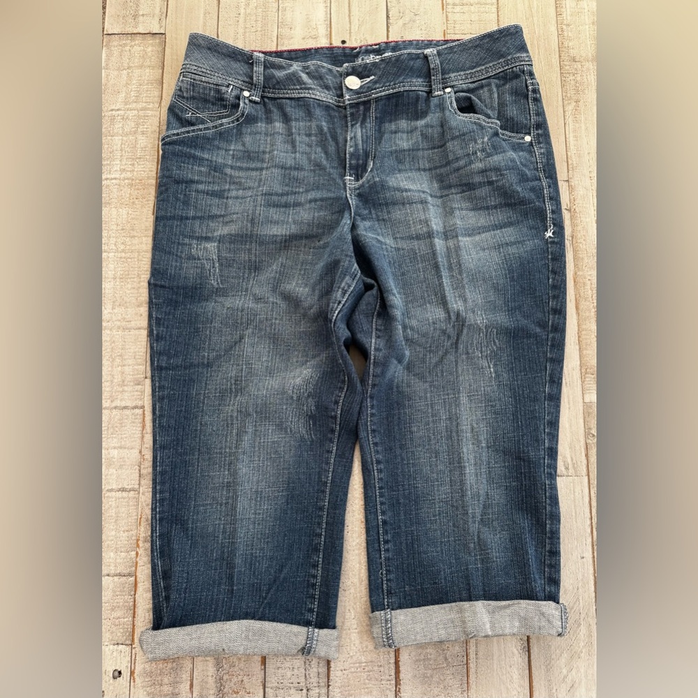 Lane Bryant Women's Relaxed denim capris